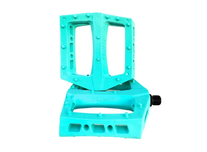 Portable repair pouch-Primo Turbo Flat Pedals - Tiffany Blue