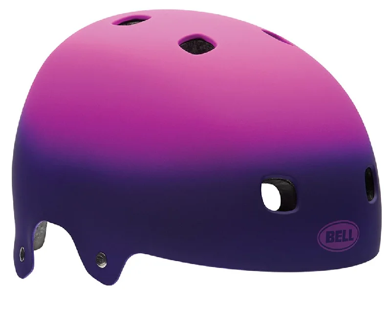 Lightweight chain guard-Bicycle helmet firm screen-Bell Segment Graphics Helmet - Matt Purple Comet