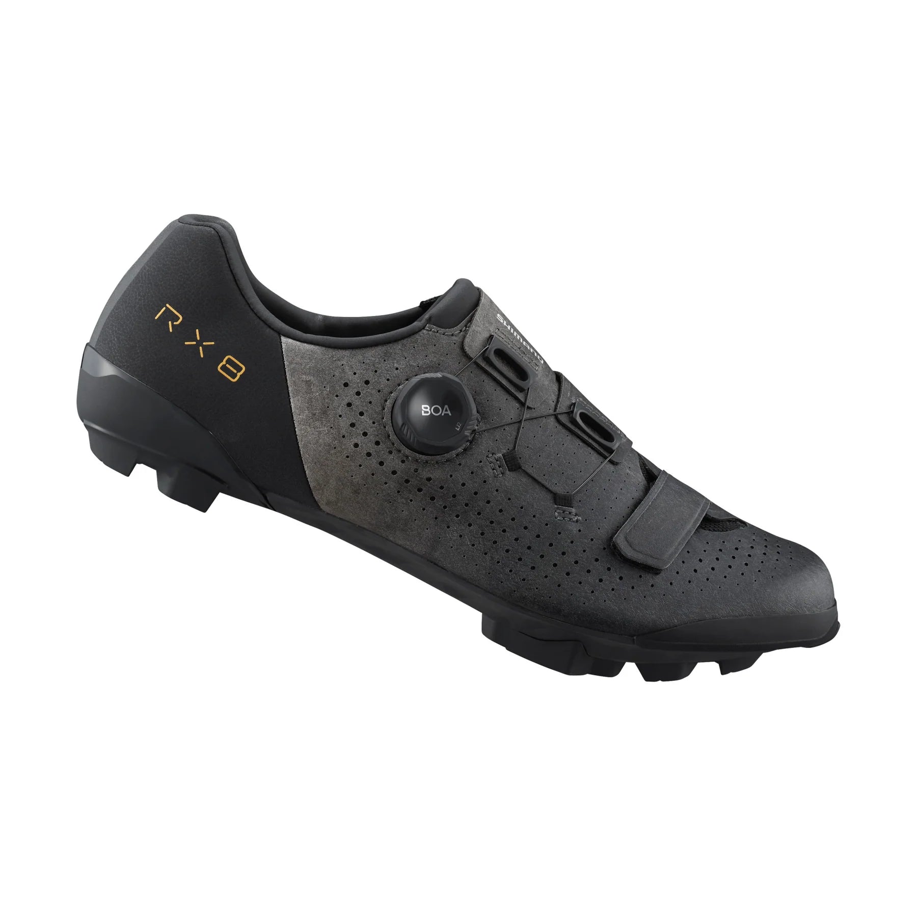 Padded trail trunks-cycling clothing with warm jaunts-Shimano RX801 SPD Gravel Shoe - Black