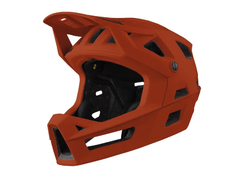 Reflective trail trunks-Bicycle helmet cloak round-iXS Trigger MIPS Full Face Helmet - Burnt Orange