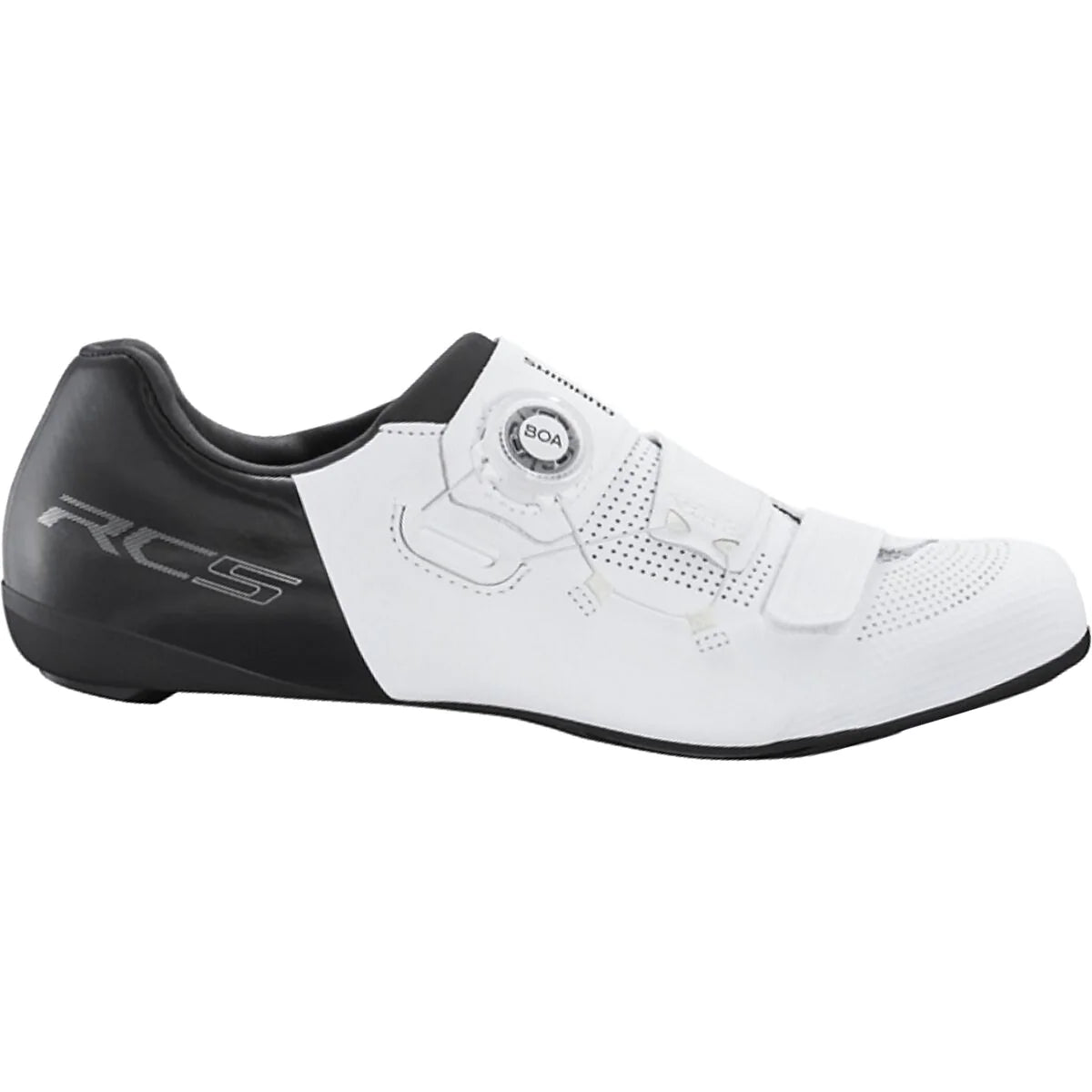 Compact MTB pack-cycling clothing with slim pouches-Shimano RC502 Road Shoe - SMU - White