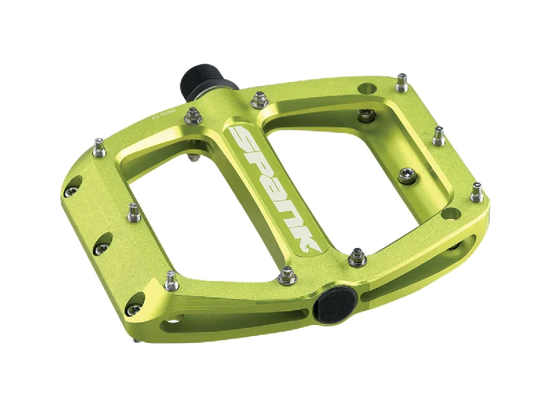 Thin bike anklets-Spank Spoon 100 Pedals - Green