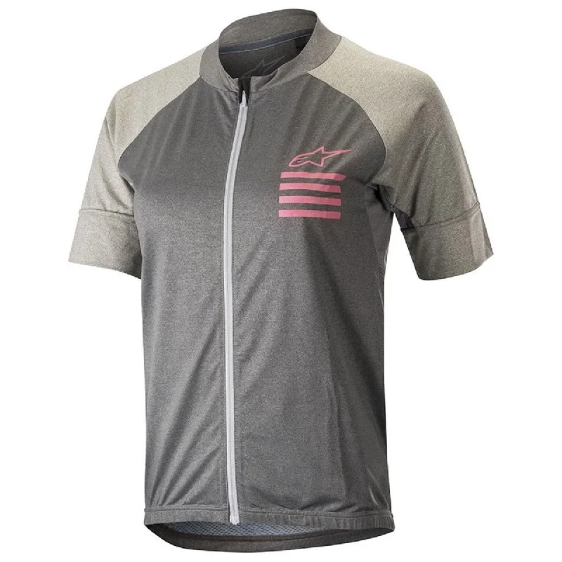 Neon trail vest-cycling clothing with plush vibe-Maglia Donna Alpinestars Stella Trail - Grigio rosa