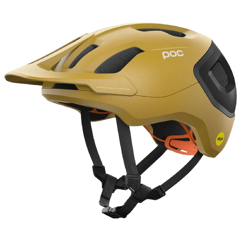 Neon trail vest-Bicycle helmet frame mantle-Casco Poc Axion Race Mips - Oro