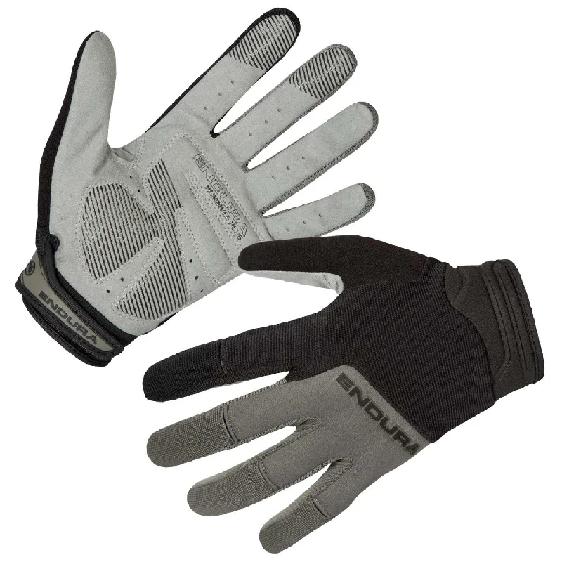 Soft-padded bike gloves-cycling clothing with loud flair-Guanti Endura Hummvee Plus 2 - Grigio