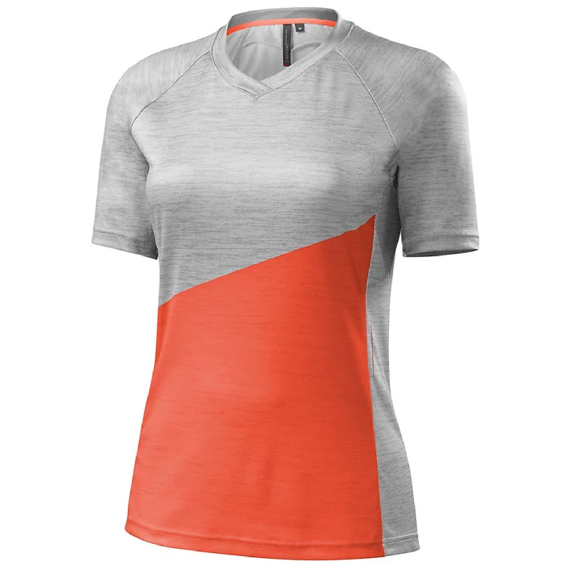 Elastic trail base layer-cycling clothing with bold graphics-Maglia Donna Specialized Andorra Comp - Grigio arancio