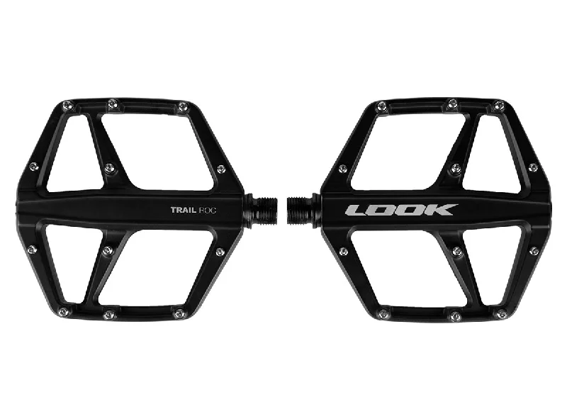 Breathable shoe pads-Look GEO TRAIL ROC Platform Pedals - Black