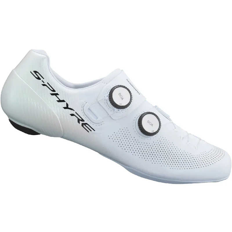 Durable MTB pack-cycling clothing with rich coziness-Shimano RC903 S-Phyre Road Cycling Shoes - White