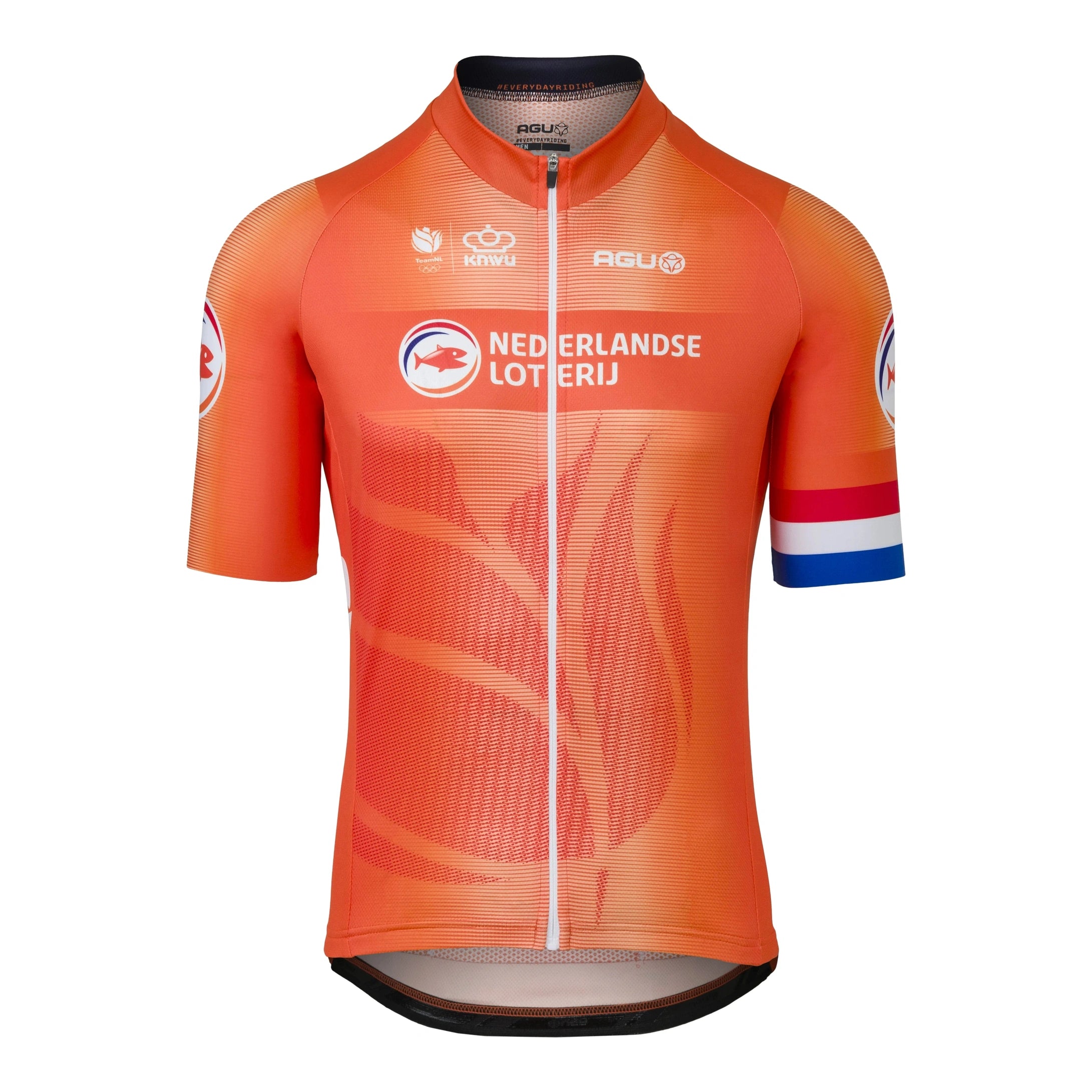 Thin helmet shield-cycling clothing with thick hooks-Maglia Agu Nazionale Olandese 2024