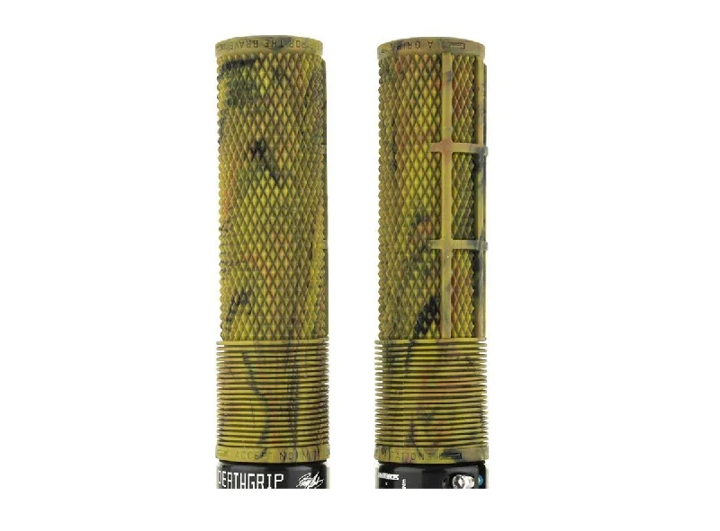 adult ventilated grips-Breathable trail jersey-DMR Brendog Flangeless DeathGrips - Camo