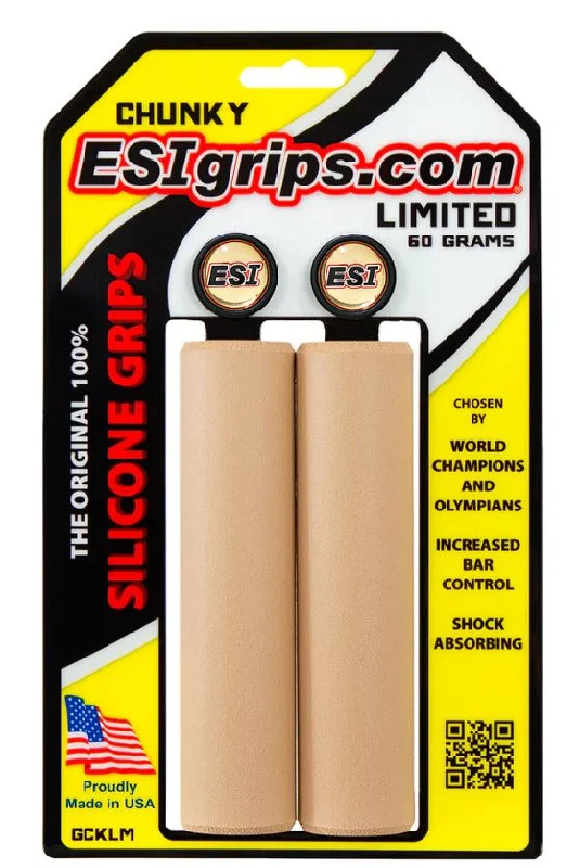 ESI Chunky Silicon MTB Grips - Tan LTD