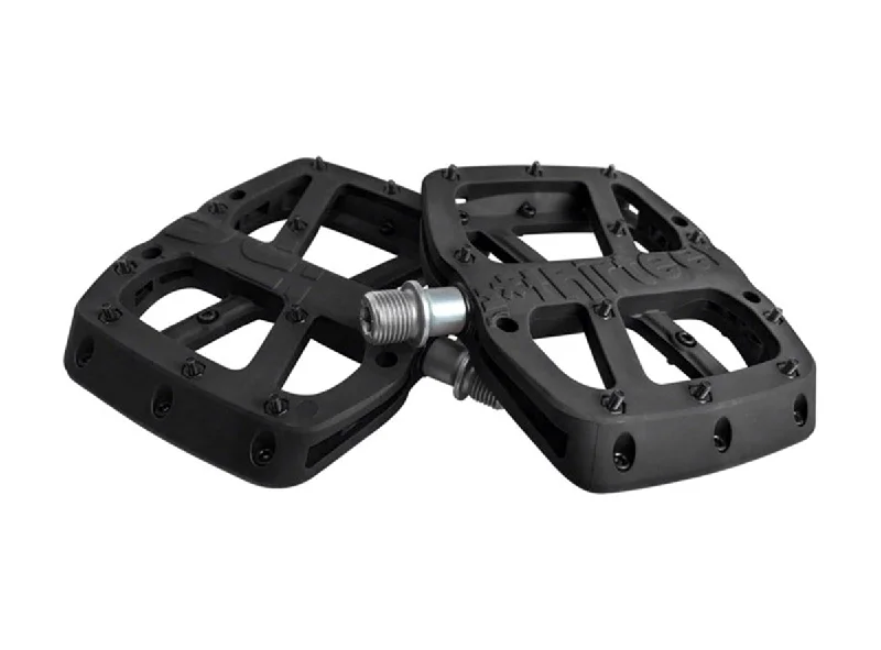 Durable shoe covers-E Thirteen Base Composite Flat Pedals - Black