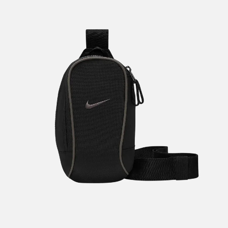 Soft trail cushions-Breathable trail headband-Nike Sportswear Essentials Cross-Body Bag (1L) -Black/Black/Ironstone