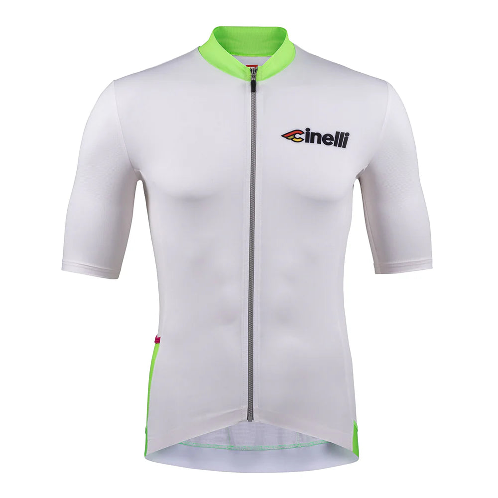 Warm trail gloves-cycling clothing with storm zap-Maglia Cinelli Tempo - Bianco verde