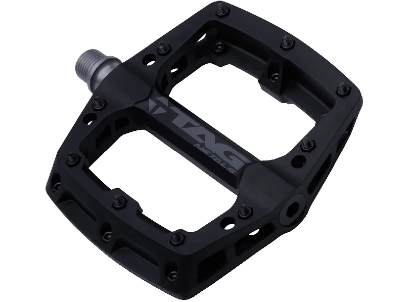 Airy gravel base layer-TAG Metals T3 Nylon Pedals - Black