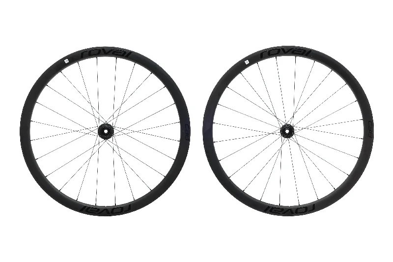 Thin shoe protectors-Sleek cap-Roval C38 Carbon Clincher 700c Wheelset