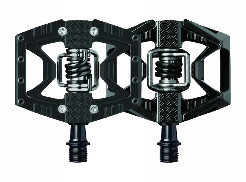 Flexible MTB knee guards-Crank Brothers Double Shot 3 Hybrid Pedals - Black